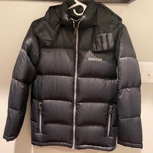 Marmot Down Puffy Jacket with Removable Hood